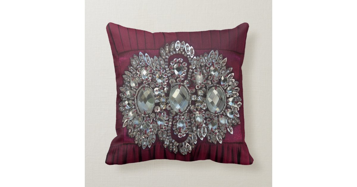 Bling! Bling! Throw Pillow