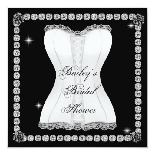 Bling Bridal Shower Invitations 2