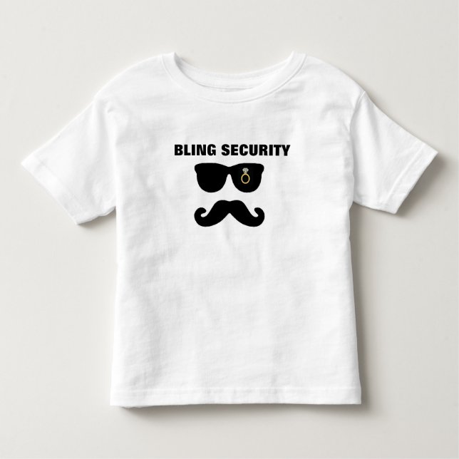 Bling & Bride Security Wedding Shirt (Front)