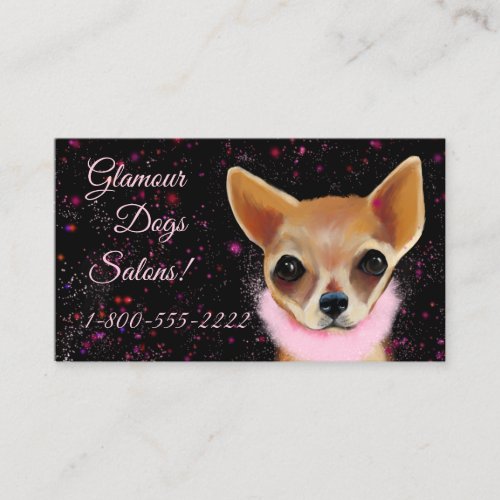 Bling Chihuahua       Business Card