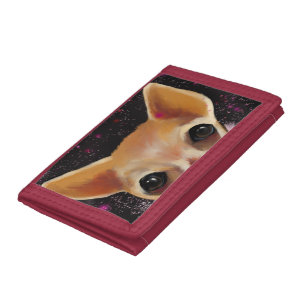 Bling Chihuahua Tri-fold Wallet