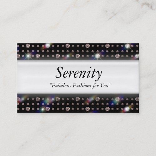 Bling Diamond 100 Business Card Template