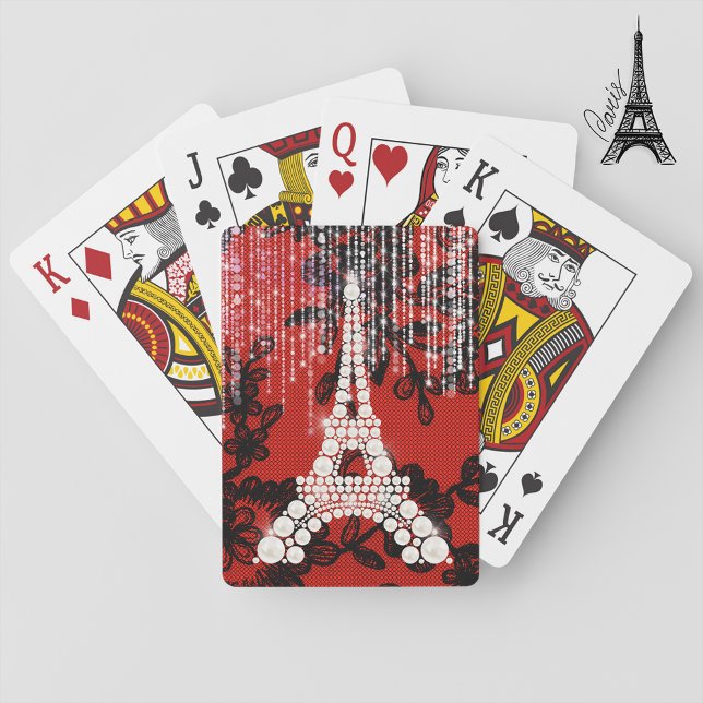 Bling Eiffel Tower Poker Cards (Creator Uploaded)