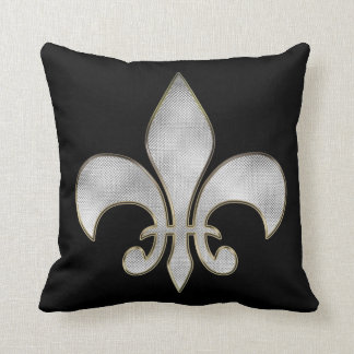 Bling Fleur De Lis American MoJo  Pillow 20" x 20"
