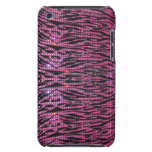 Bling Girly Pink &amp; Black Zebra Graphic Phone Case at Zazzle