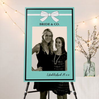 Bling & Glam Fabulous Bridal Shower Photo Booth Poster by Ohhhhilovethat at Zazzle