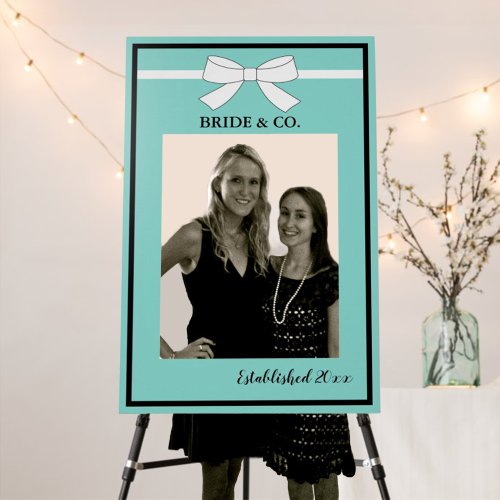Bling  Glam Fabulous Bridal Shower Photo Booth Poster