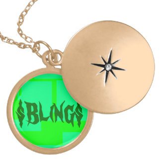 Bling. Gold Plated Necklace