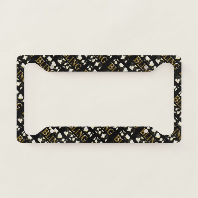 BLING LICENSE PLATE FRAME (Front)