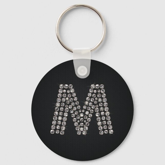 bling - M Keychain (Front)