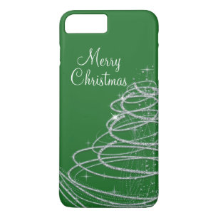 Bling Merry Christmas Tree iPhone 8 Plus/7 Plus Case