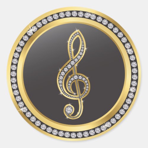 Bling Music Sticker _ SRF