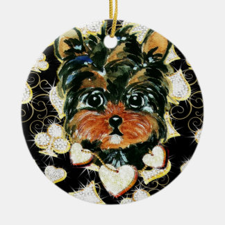 BLING POO CERAMIC ORNAMENT