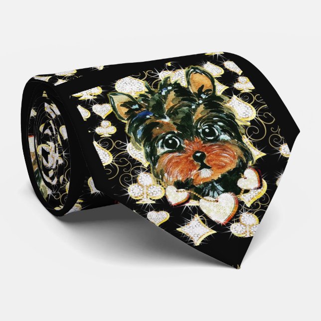 BLING POO NECK TIE (Rolled)