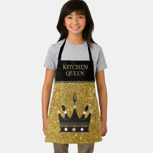 Bling! Queen of Kitchen All-Over Print Apron
