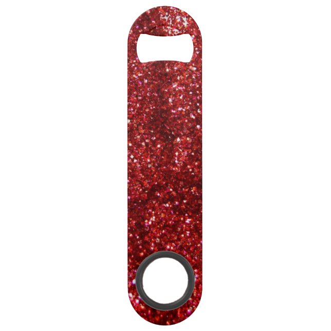 bling red girly speed bottle opener (Back)
