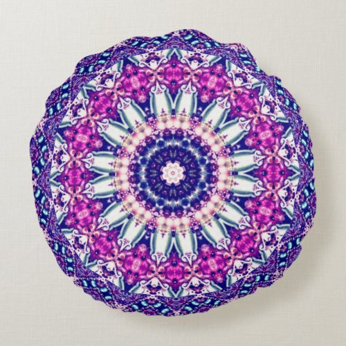 BLING Round cushion green pink blue white 3D