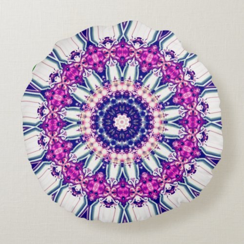 BLING Round cushion green pink blue white 3D