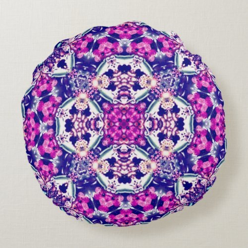 BLING Round cushion green pink blue white 3D