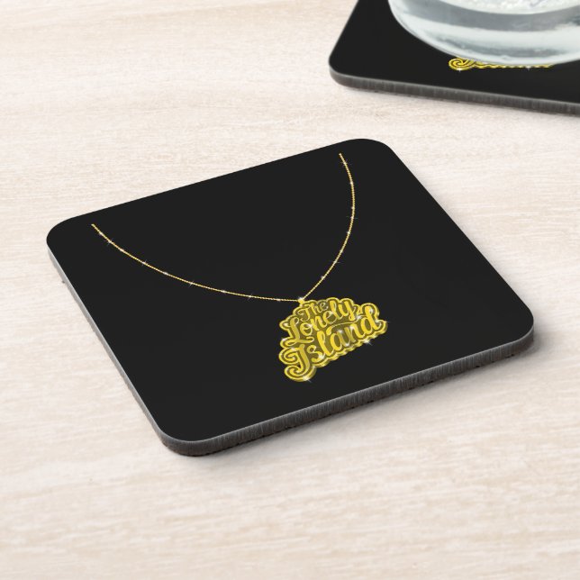 Bling Small Beverage Coaster (Left Side)