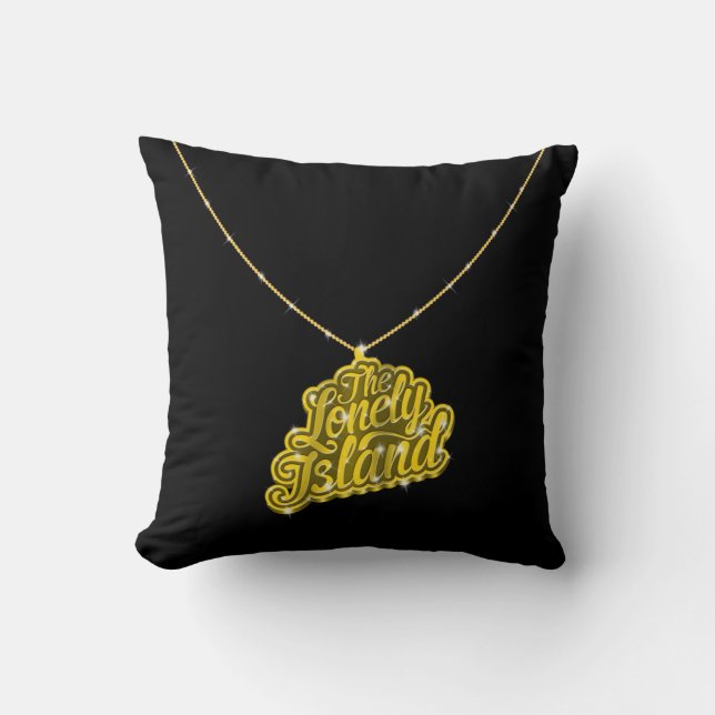Bling Small Throw Pillow (Front)