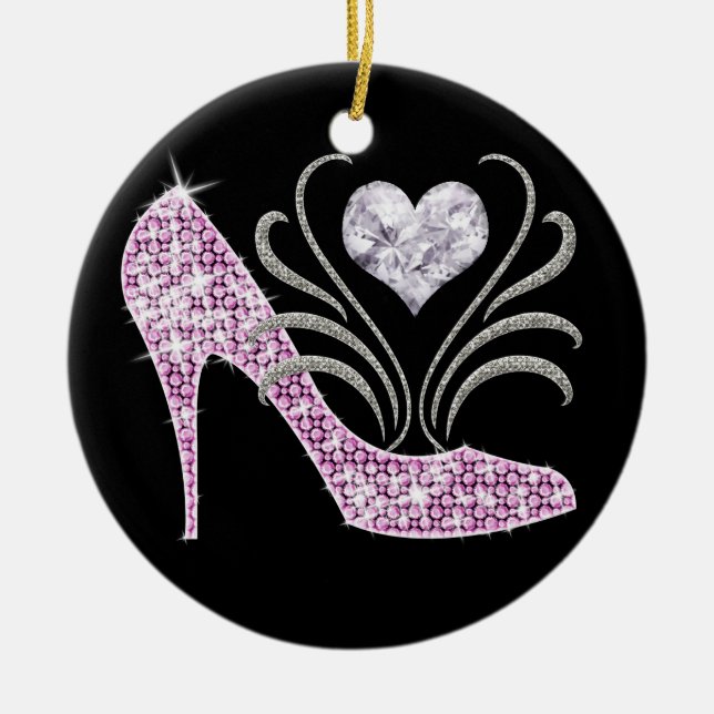 Bling - SRF Ceramic Ornament (Front)