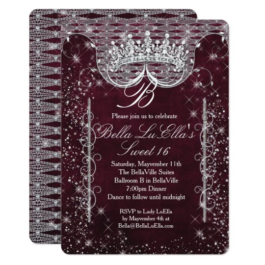 Bling Quinceanera Invitations 3