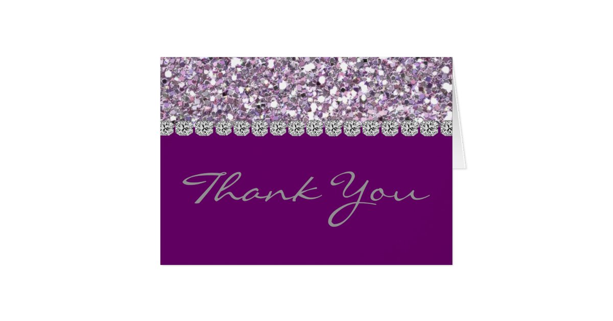 baby shower you thank gifts Thank You BLING Cards Zazzle.com baby shower you thank gifts Thank You BLING Cards Zazzle.com