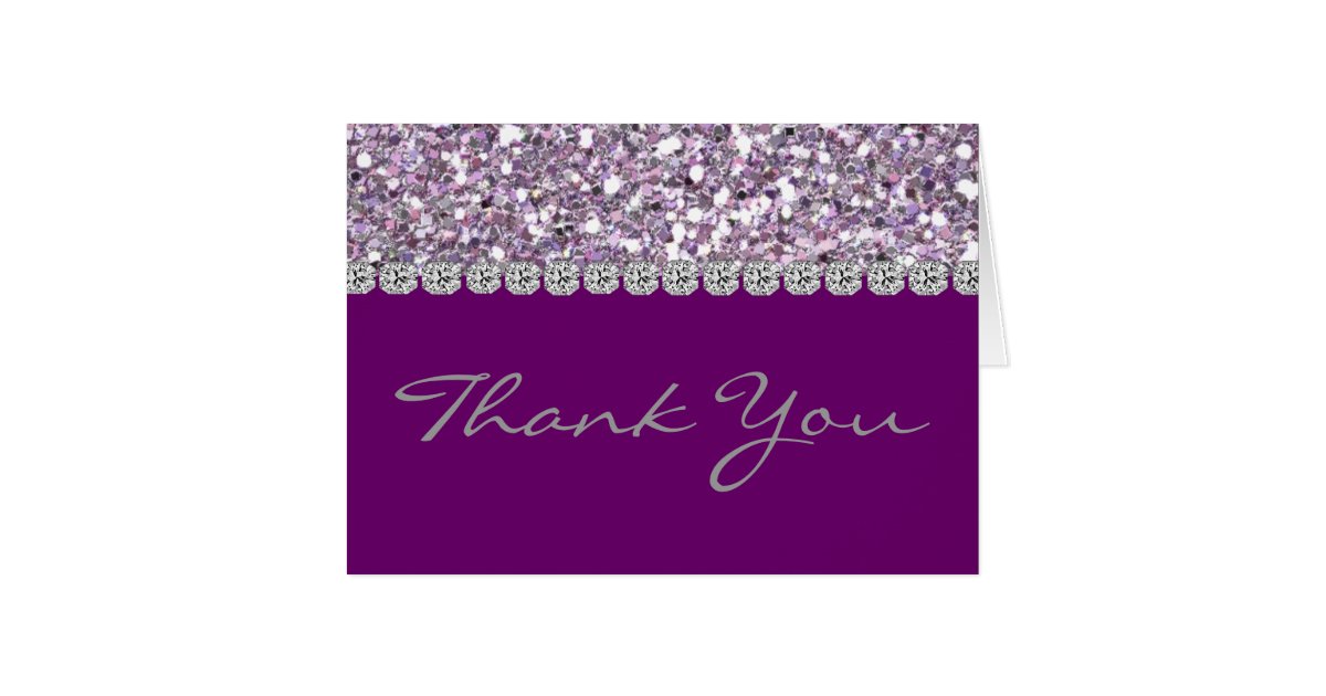 baby shower you thank gifts Thank You  BLING Cards Zazzle.com