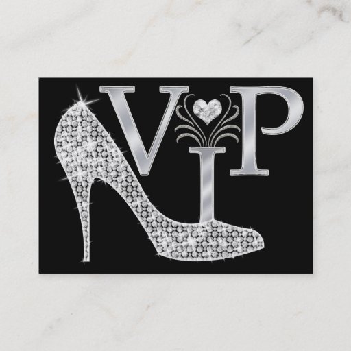 Customizable Bling VIP Card - SRF Business Cards
