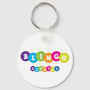 BLINGO Button Keychain