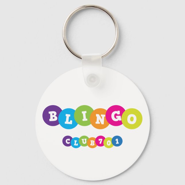 BLINGO Button Keychain (Front)