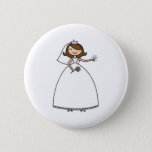Blingy Bride Wedding Bachelorette Pin at Zazzle