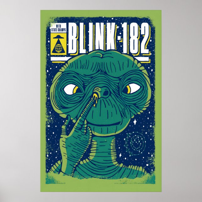 Blink-182 Gig Poster Print  A3 A4 Matte Art  One (Front)