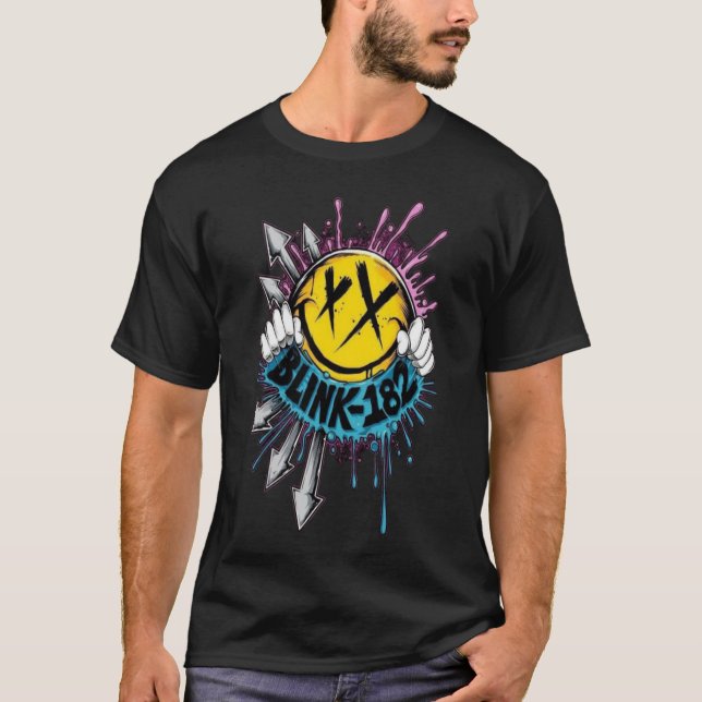 blink 182, pop punk, punk rock, 90s band, emo musi T-Shirt (Front)