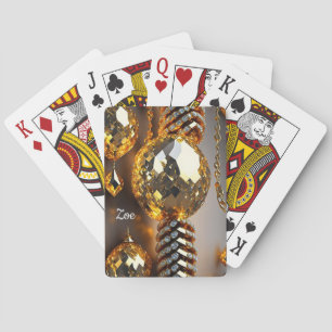 Blink! Beautiful chaos jewelry in gold Poker Cards