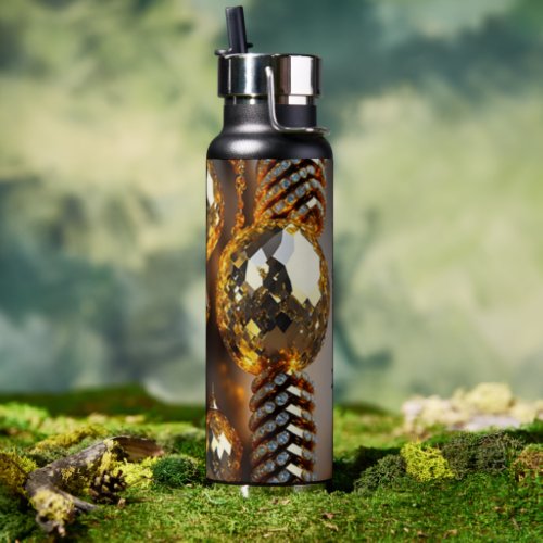 Blink Beautiful chaos jewelry in gold  Water Bottle