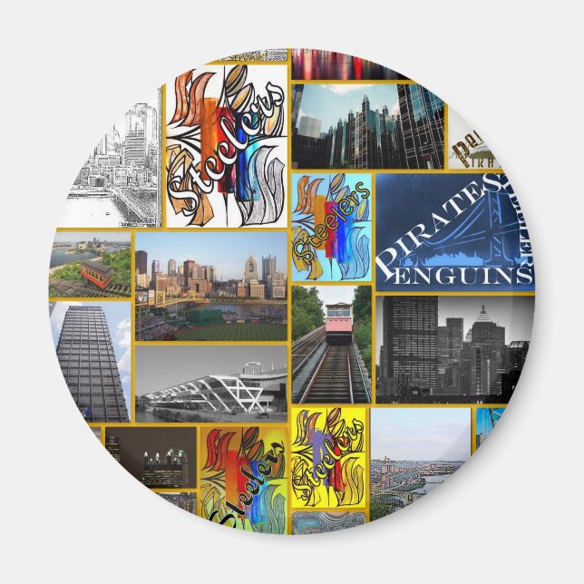 Blink Pittsburgh Magnet (Front)