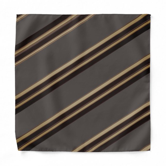 Blinky the Bat Hiding Stripe pattern Bandana (Front)