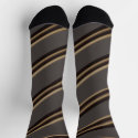 Blinky the Bat Hiding Stripe pattern Socks