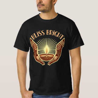 Bliss Bright | Positive Energy Motivational Quote T-Shirt