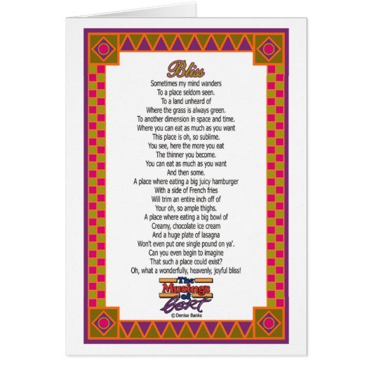 Bliss  cards (Front)