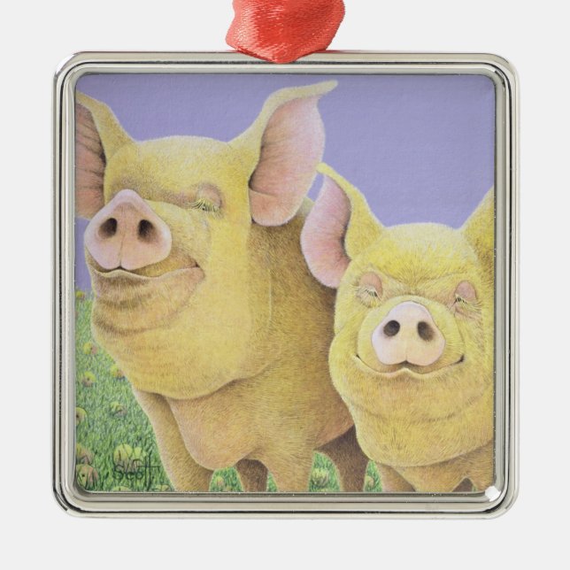 Bliss Metal Ornament (Front)