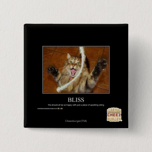 Bliss Pinback Button (Front)