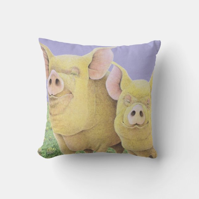 Bliss Throw Pillow (Front)