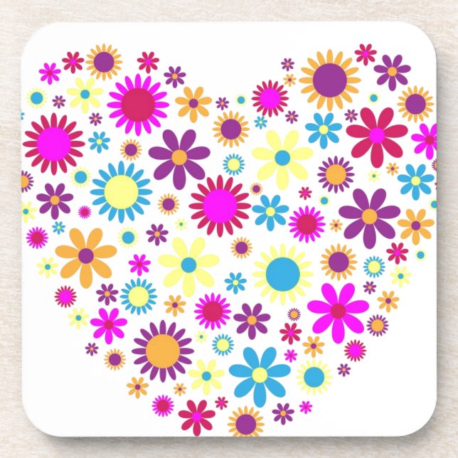 Blissful Blossoms Beverage Coaster (Front)