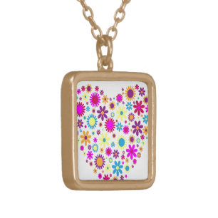 Blissful Blossoms Gold Plated Necklace