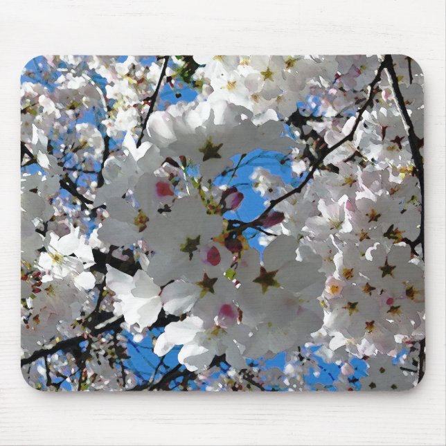 Blissful Blossoms Mousepad (Front)