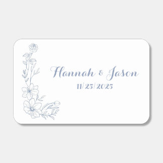 Blissful Blue Blooms Wedding Matches