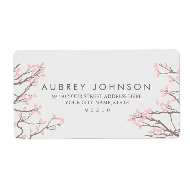 Blissful Branches Address Labels (Front)
